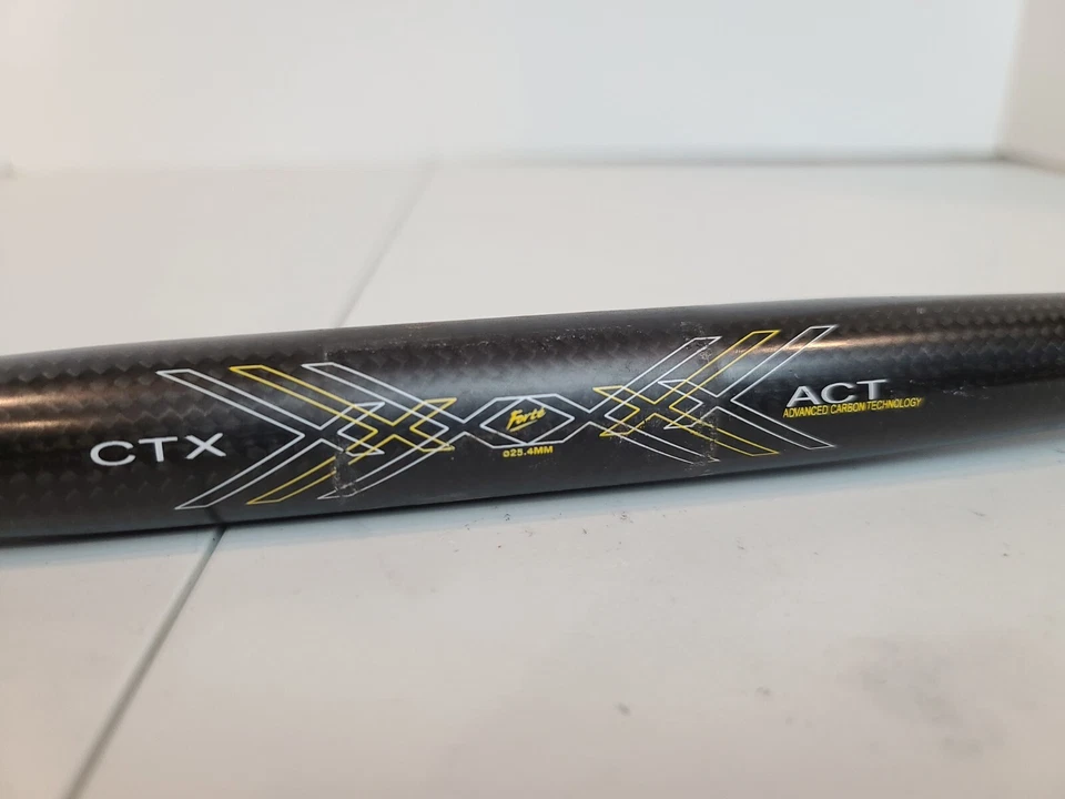 Manillar de barra plana de carbono Forte CTX ACT 025,4 mm bicicleta de montaña MTB Foto 2 de 4