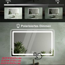 LED Badspiegel Beleuchtung 60x80cm Badezimmer...