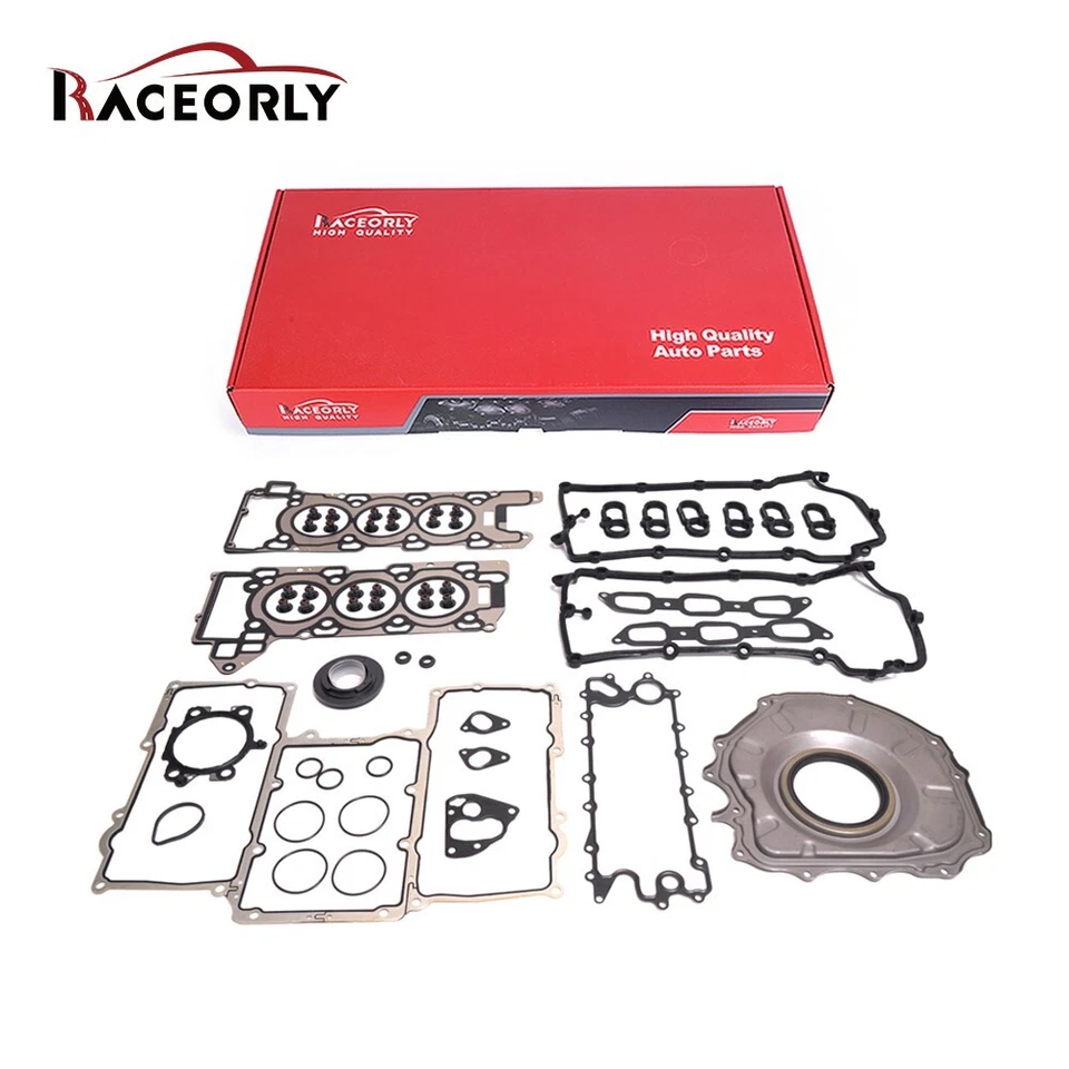 RACEORLY Engine Rebuild Gasket Set for Jaguar Land Rover 3.0L V6 306PS AJ126 Foto 3 de 4
