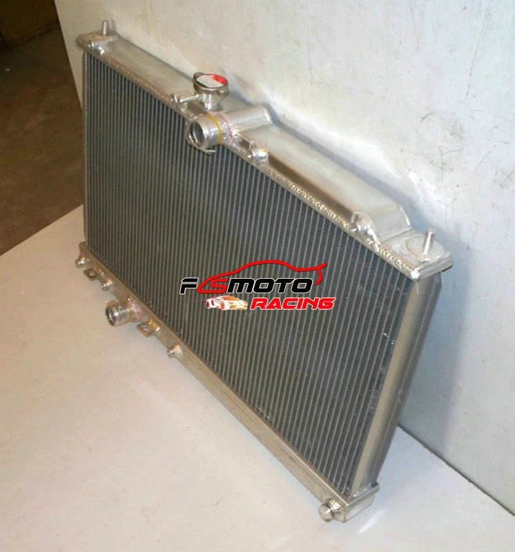 For 2003-2008 2007 Mitsubishi Lancer EVO 7/8/9 CT9A 4G63 MT Aluminum Radiator - Image 3 of 4