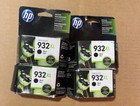 Lot Of 4 Genuine Hp 932Xl Cn053An Ink Cartridges Brand New