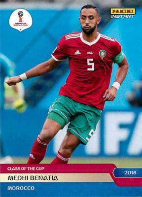 Medhi Benatia card #17 2018 Panini Instant Class of the Cup (181 Made)