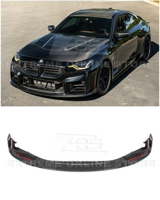For 23-Up BMW G87 M2 | TR Style 3PCS Carbon Fiber Front Bumper Splitter Lip