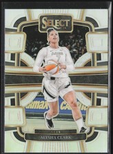 Alysha Clark 2024 Panini Select WNBA #43 Concourse Silver Prizm