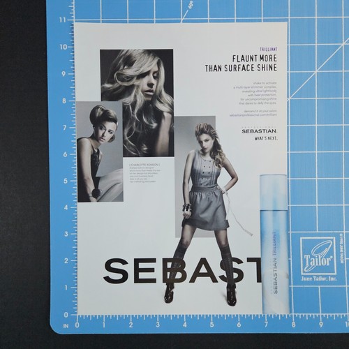 2009 Professional Sebastian Trilliant Hair Conditioner Print Ad Charlotte Ronson - Bild 5 von 5