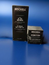Brickell Men's DUO - Six in One Gel Moisturizer & Restorative Eye Cream-sealed