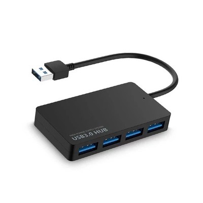4 Port USB 3.0 Hub Cable Power Adapter Splitter Multiple Extender for Laptop Lot