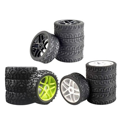 4x RC Gummireifen für HSP HoBao Model Crawler Car Trucks Ersatzteile