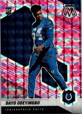 2021 Panini Mosaic #357 Dayo Odeyingbo Prizm Camo Pink