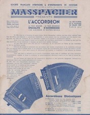 Pub - MASSPACHER  - Accordéons diatoniques - Tarifs - Instruments de Musique -