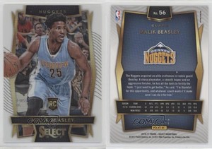 2016-17 Panini Select Concourse White Prizm /149 Malik Beasley #56 Rookie RC
