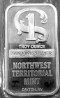 Silver 1 Troy  Oz   .999 Fine NORTHWEST TERRITORIAL MINT Sealed
