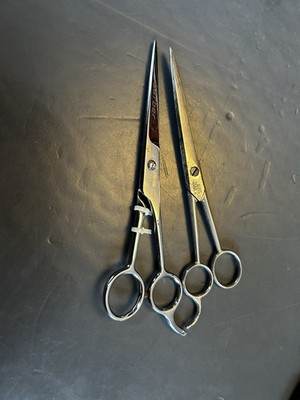 Two Pairs Of Vintage Barber Shears Clauss And Fromm