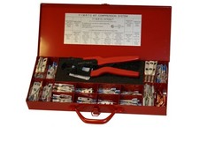 Burndy Y1MRTCKIT - HYTOOL Hand Operated Ratchet Crimper Kit for #8-1 AWG CU with