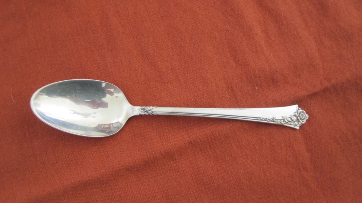 Damask Rose Antique US Sterling Silver Flatware-Spoons for sale | eBay