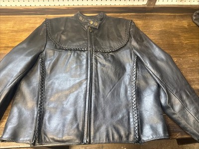 Harley-Davidson Willie G Vintage Cowhide Leather Motorcycle Jacket with Wings