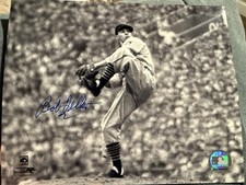 Bob Feller Autographed Photo & Card Lot – HOF Signed – Cleveland Indians Legend