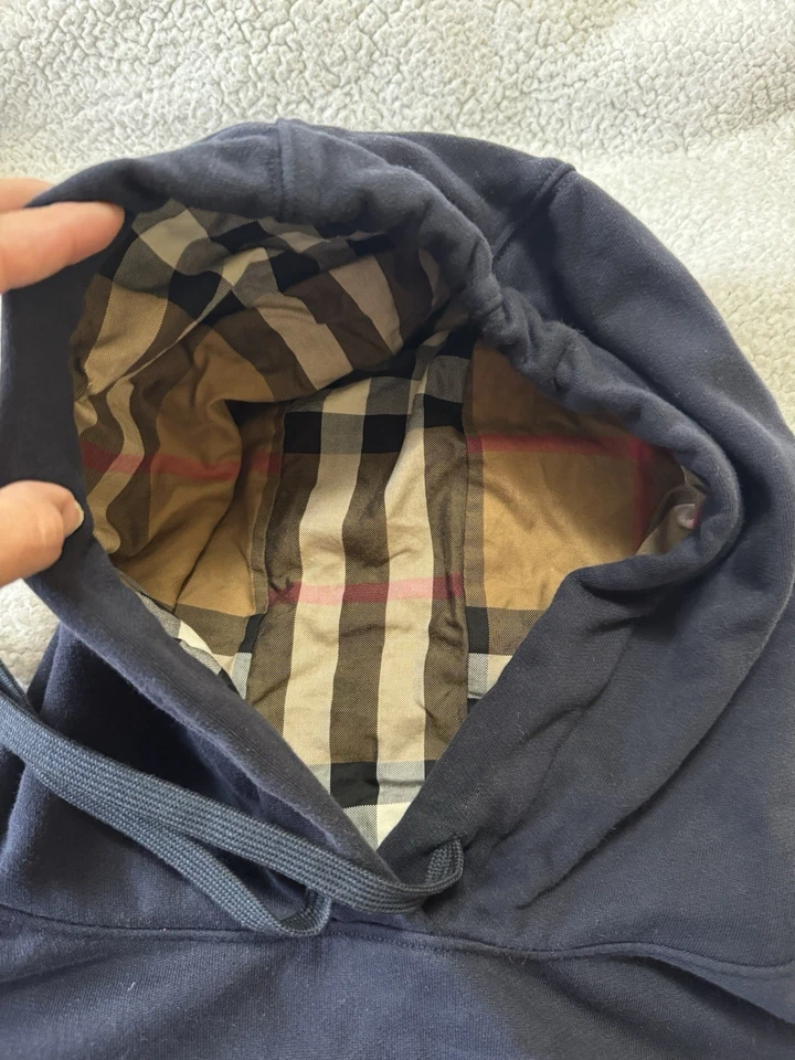 Sudadera corta con capucha con logotipo de Burberry talla XL Foto 3 de 4