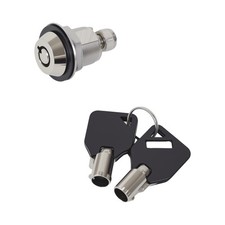 Professional-Grade Security 7/8"Cam Lock Length with Offset Cam 2 TubularKeys