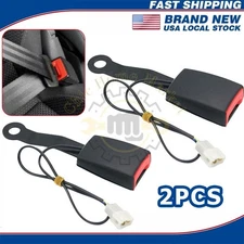 Front Driver Safety Seat belt Buckle Plug Connector Warning Cable Camlock Duty