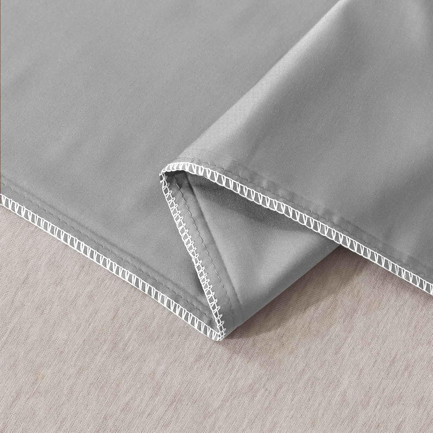 Body Pillow Case Cover Polyester Microfiber Long Pillow 20x54 (1 Pack) Black