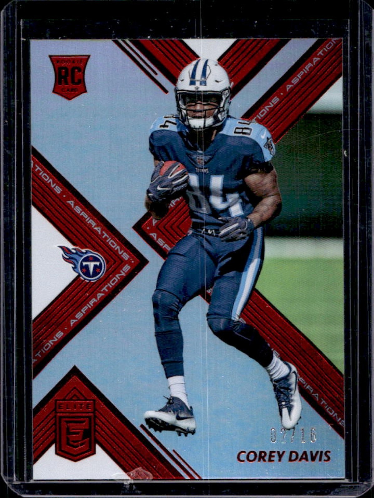 Corey Davis Panini Donruss Elite #180 Aspirations