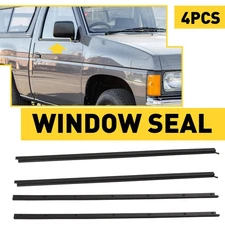 For 1986-1997 Nissan Navara Truck Hardbody D21 Window Felt Seal Weatherstrip Kit