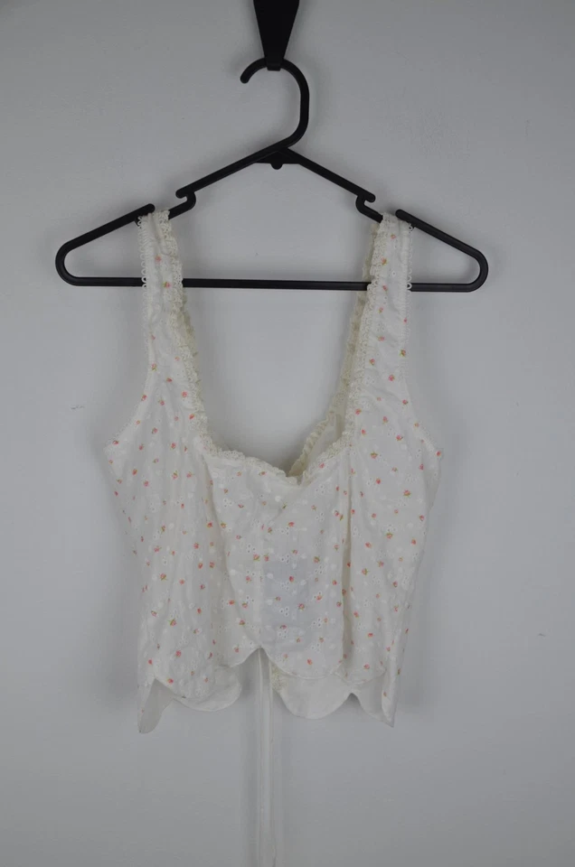 Blusa blanca Bydee nueva para mujer Foto 2 de 4