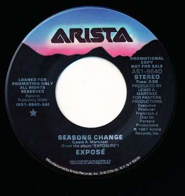 EXPOSE - SEASON'S CHANGE - ARISTA AS1-9640 - 45 Record NM