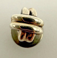 Tiffany Tie Tack Pin Criss Cross Sterling Silver 925 Vintage Rare