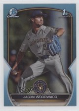 2023 Bowman Draft Chrome Sky Blue Refractor Jason Woodward #BDC-97 11s9