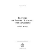 Lectures on Elliptic Boundary Value Problems [Chelsea Publications], Agmon, Shmu