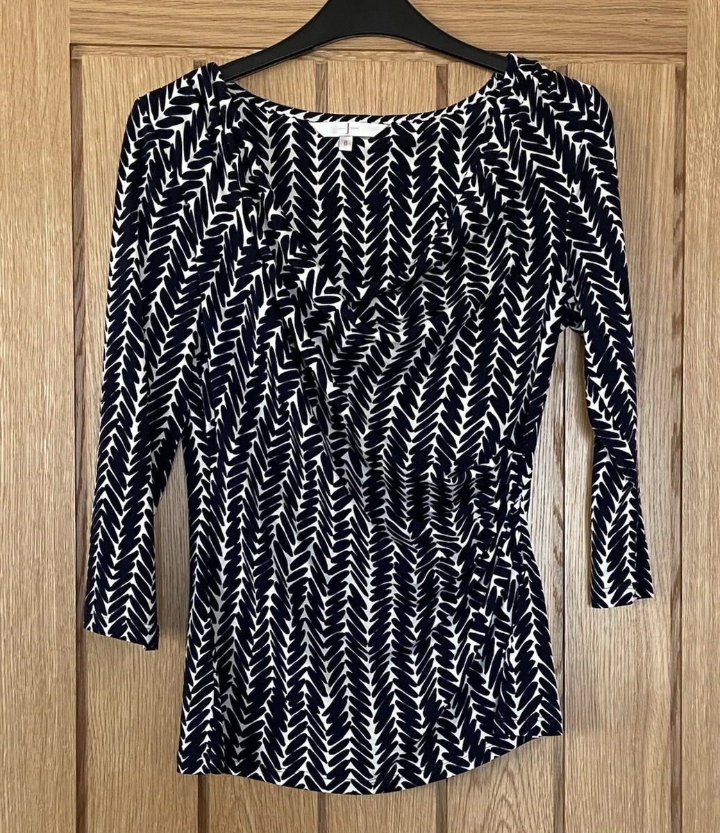 Top Rose Jasper Conran Manches Courtes Boutons - Taille 10