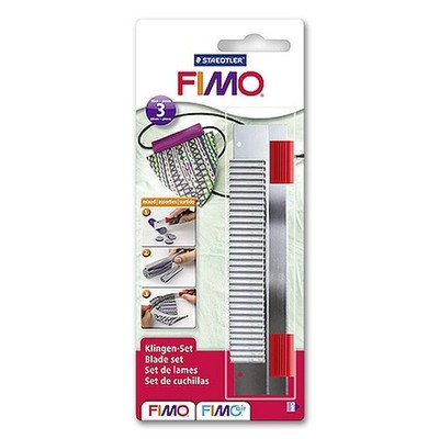 (3,32 /Stück) FIMO Cutter, 3-tlg. Messer-Set für Modelliermasse Staedtler