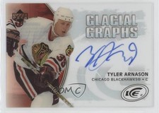 2005-06 Upper Deck Ice Glacial Graphs Tyler Arnason #GG-TA Auto 0w8