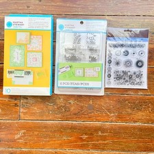 Martha Stewart Stamp Around the Page Starter Set Ferns Butterflies  Scrolls