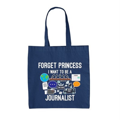 Vergiss Prinzessin Ich will Journalist werden - Canvas Tragetasche - Zeitung lustig