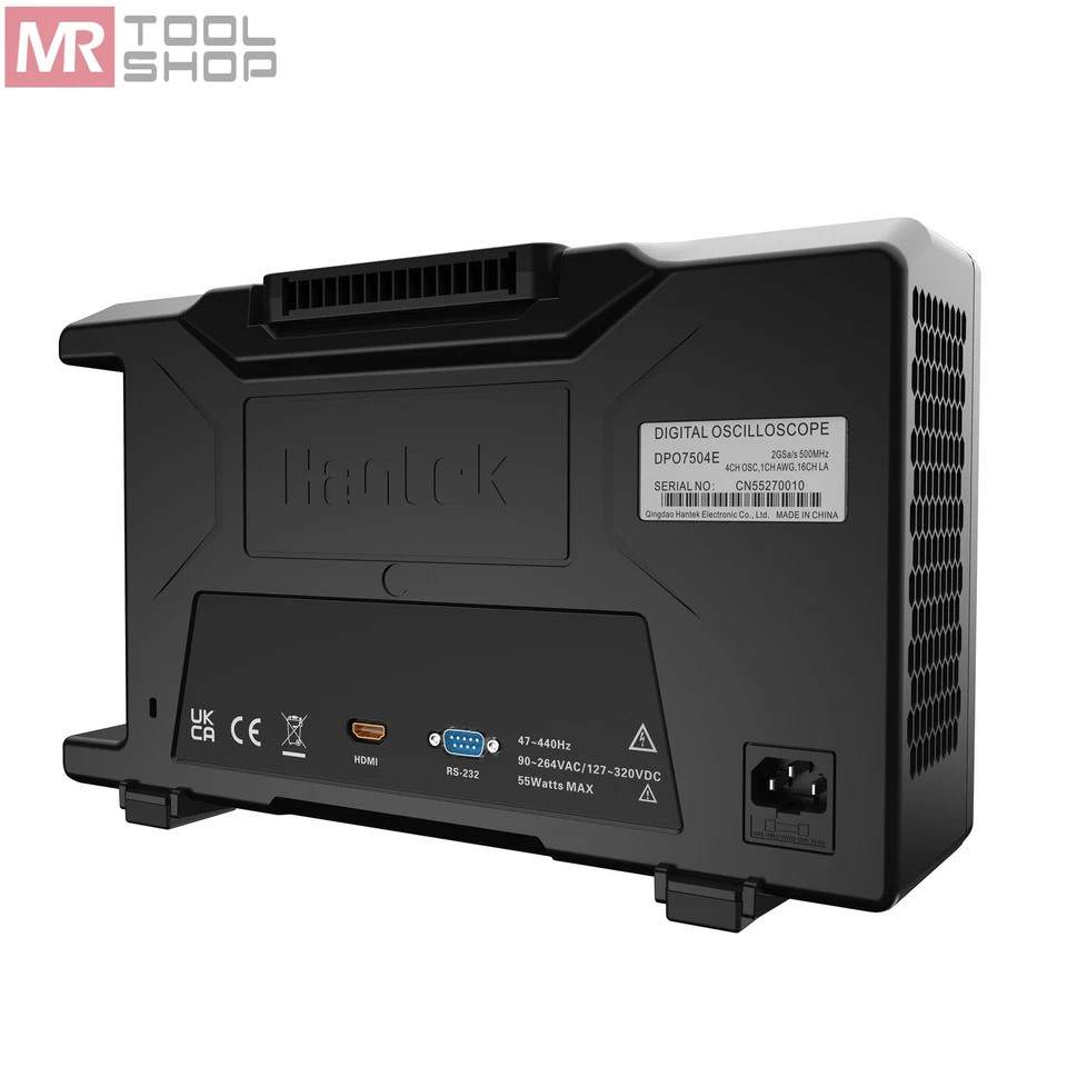 Hantek Digital Oscilloscope 2CH/4CH 2GSa/s+Waveform Generator 16CH Logic Analyze - Image 4 of 4