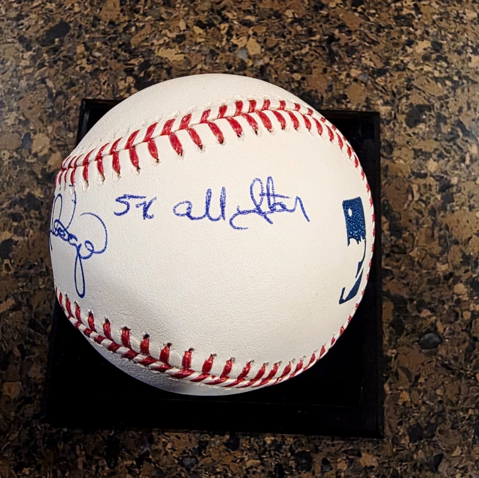 Benito Santiago Padres de San Diego Firmado Autografiado ROMLB CERTIFICADO DE AUTENTICIDAD JSA Inscrito Foto 3 de 4