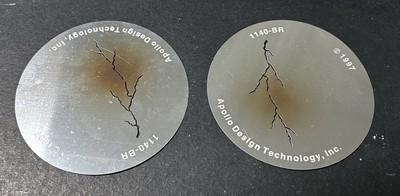 Apollo 1140-BR Lightning Gobos Lot Of 2