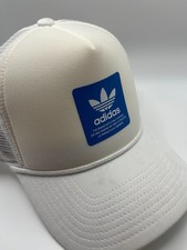 Adidas Snapback Trucker Hat White OSFA Adjust...