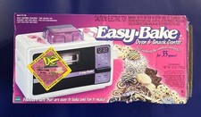 Vtg 90s Easy Bake Oven  Snack Center Original Box Hasbro 1997 Open Box, Box Dmg