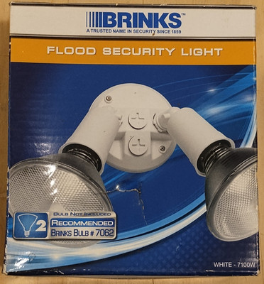 Brinks Flood Security Light / White/ 7100W / Two Heads