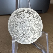 1898 Queen Victoria Silver Half Crown Coin (Victoria Era) Uncertified