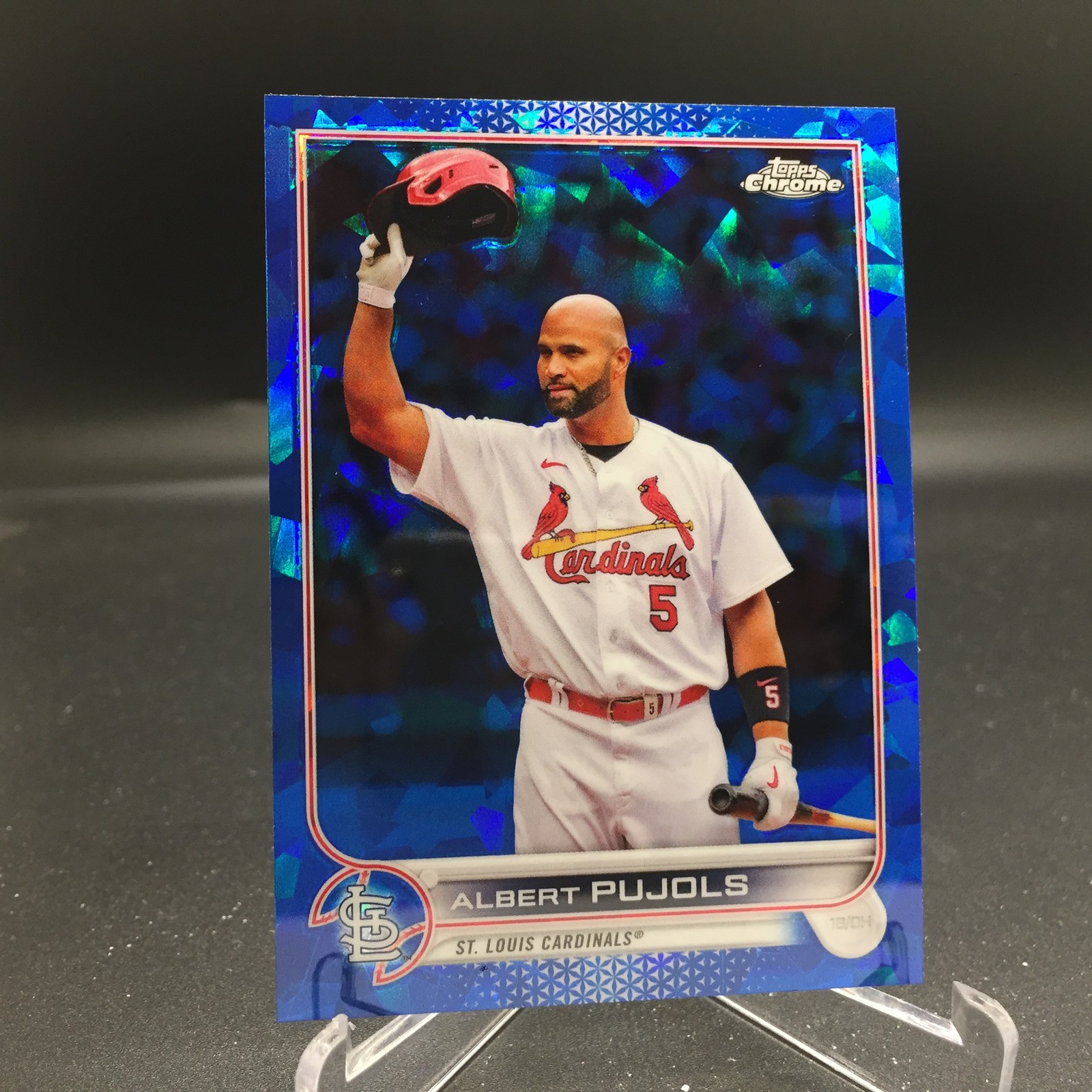 Albert Pujols 2022 Topps Chrome Update Sapphire US300 St. Louis Cardinals