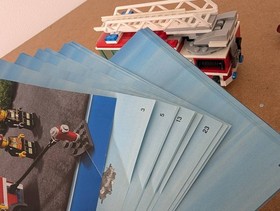 LEGO 60002 City Ladder Fire Truck Firefighter Minifigure
