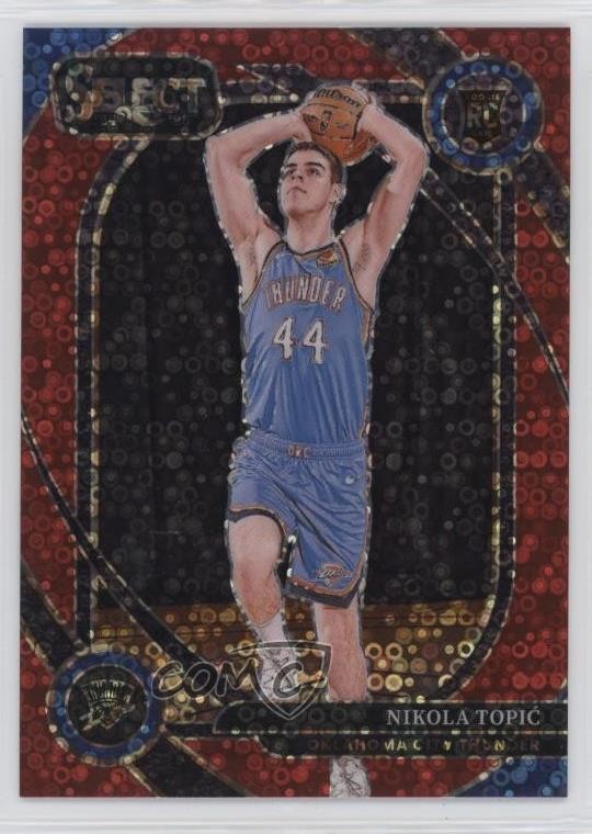 2024-25 Panini Select Courtside Red Disco Prizm /49 Nikola Topic #286 Rookie RC
