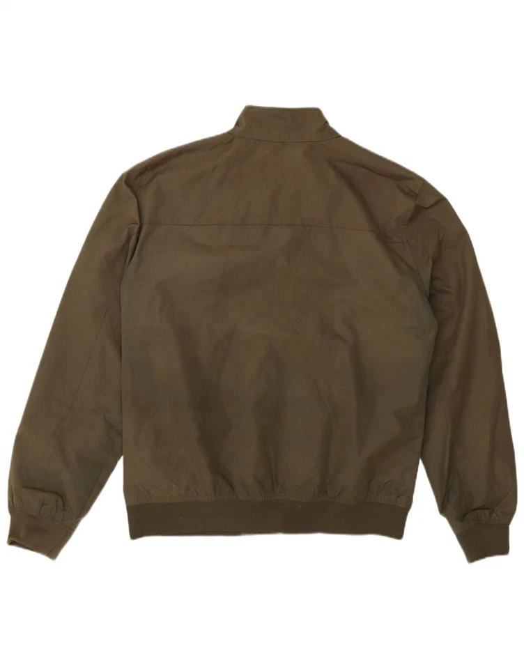 Chaqueta de bombardero FRENCH CONNECTION para hombre UK 40 grande verde poliéster CN01 Foto 2 de 4