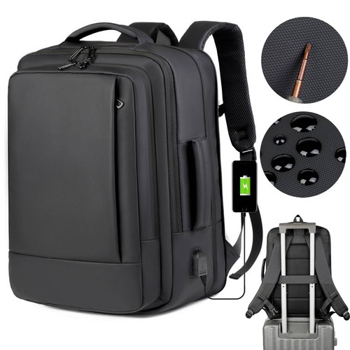 Men Women Laptop Backpack Waterproof Business Work Briefcase Travel Rucksack Bag