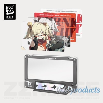 Official Zenless Zone Zero Mindscape Cinema Burnice Acrylic Stand Frame Card Set